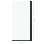 Mampara de ducha ESG negro 68x130 cm de vidaXL, Puertas de ducha - Ref: Foro24-147192, Precio: 129,48 €, Descuento: %
