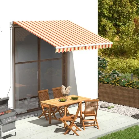 Tela de repuesto para toldo amarillo y naranja 3x2,5 m de vidaXL, Toldos - Ref: Foro24-312015, Precio: 51,05 €, Descuento: %