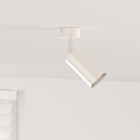 Foco de techo con focos Níquel 6 x 6 x 16 cm Metal en Accesorios para iluminación | Comprar online en Foru.es