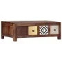Mesa de centro de madera maciza de sheesham 90x50x30 cm de vidaXL, Mesas de centro - Ref: Foro24-247731, Precio: 228,68 €, De...
