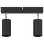 Foco de techo con focos Negro 26 x 5,5 x 16,5 cm Metal en Accesorios para iluminación | Comprar online en Foru.es