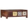 Mesa de centro de madera maciza de sheesham 90x50x30 cm de vidaXL, Mesas de centro - Ref: Foro24-247731, Precio: 228,68 €, De...