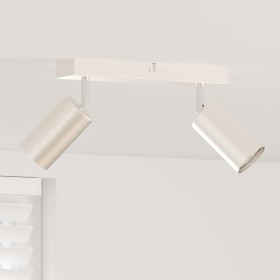 Foco de techo con focos Níquel 26 x 5,5 x 16,5 cm Metal en Accesorios para iluminación | Comprar online en Foru.es