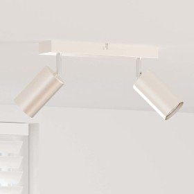 Foco de techo con focos Níquel 26 x 5,5 x 16,5 cm Metal en Accesorios para iluminación | Comprar online en Foru.es