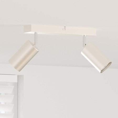 Foco de techo con focos Níquel 26 x 5,5 x 16,5 cm Metal en Accesorios para iluminación | Comprar online en Foru.es