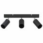 Foco de techo con focos Negro 38 x 5,5 x 16,5 cm Metal en Accesorios para iluminación | Comprar online en Foru.es
