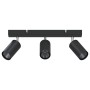 Foco de techo con focos Negro 38 x 5,5 x 16,5 cm Metal en Accesorios para iluminación | Comprar online en Foru.es
