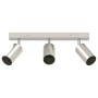 Foco de techo con focos Níquel 38 x 5,5 x 16,5 cm Metal en Accesorios para iluminación | Comprar online en Foru.es
