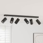 Foco de techo con focos Negro 73 x 5,5 x 16,5 cm Metal en Accesorios para iluminación | Comprar online en Foru.es