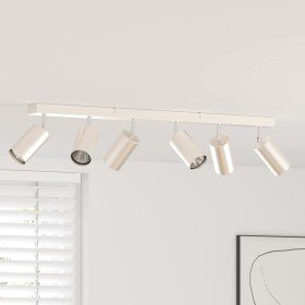 Foco de techo con focos Níquel 73 x 5,5 x 16,5 cm Metal en Accesorios para iluminación | Comprar online en Foru.es