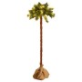 Palmera artificial con LED 210 cm de vidaXL, Arboles de navidad - Ref: Foro24-347635, Precio: 35,92 €, Descuento: %