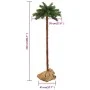 Palmera artificial con LED 210 cm de vidaXL, Arboles de navidad - Ref: Foro24-347635, Precio: 35,53 €, Descuento: %