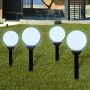 Lámparas de camino de jardín 4 uds LED 15 cm con pincho de vidaXL, Iluminación de exterior - Ref: Foro24-40863, Precio: 49,31...