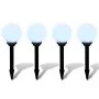 Lámparas de camino de jardín 4 uds LED 15 cm con pincho de vidaXL, Iluminación de exterior - Ref: Foro24-40863, Precio: 49,31...