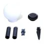 Lámparas de camino de jardín 4 uds LED 15 cm con pincho de vidaXL, Iluminación de exterior - Ref: Foro24-40863, Precio: 49,31...