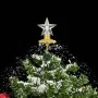 Árbol de Navidad con nieve con base en paraguas verde 75 cm de vidaXL, Arboles de navidad - Ref: Foro24-284331, Precio: 78,23...