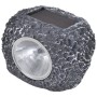 Foco LED solar de exterior con forma de piedra 12 uds de vidaXL, Iluminación de exterior - Ref: Foro24-41168, Precio: 52,03 €...