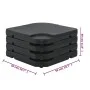 Base de sombrilla postátil arena/agua 60 l de vidaXL, Bases para sombrillas - Ref: Foro24-41611, Precio: 89,18 €, Descuento: %