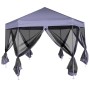 Carpa desplegable hexagonal 6 paredes blanco crema 3,6x3,1m de vidaXL, Carpas y cenadores - Ref: Foro24-42110, Precio: 227,71...