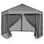 Carpa desplegable hexagonal 6 paredes laterales gris 3,6x3,1 m de vidaXL, Carpas y cenadores - Ref: Foro24-42111, Precio: 184...