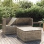 Set de muebles de jardín 3 pzas y cojines ratán sintético gris de vidaXL, Sofás de exterior - Ref: Foro24-318675, Precio: 284...