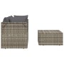 Set de muebles de jardín 3 pzas y cojines ratán sintético gris de vidaXL, Sofás de exterior - Ref: Foro24-318675, Precio: 284...