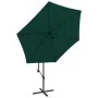 Sombrilla voladiza 3 m verde de vidaXL, Sombrillas - Ref: Foro24-42200, Precio: 84,22 €, Descuento: %