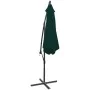 Sombrilla voladiza 3 m verde de vidaXL, Sombrillas - Ref: Foro24-42200, Precio: 84,22 €, Descuento: %