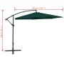 Sombrilla voladiza 3 m verde de vidaXL, Sombrillas - Ref: Foro24-42200, Precio: 84,22 €, Descuento: %