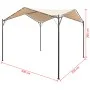 Cenador carpa 3x3 m de acero beige de vidaXL, Carpas y cenadores - Ref: Foro24-43168, Precio: 195,09 €, Descuento: %