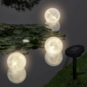 Lámpara solar con 3 LED flotantes en forma de bola para piscina de vidaXL, Luces flotantes - Ref: Foro24-40869, Precio: 31,07...
