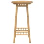 Mesa de bar para exterior redonda de bambú Ø55x100 cm en Mesas de jardín | Comprar online en Foru.es