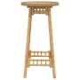 Mesa de bar para exterior redonda de bambú Ø55x100 cm en Mesas de jardín | Comprar online en Foru.es