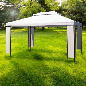 Carpa cenador blanco 3x4 m de vidaXL, Carpas y cenadores - Ref: Foro24-43214, Precio: 210,27 €, Descuento: %
