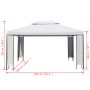 Carpa cenador blanco 3x4 m de vidaXL, Carpas y cenadores - Ref: Foro24-43214, Precio: 210,27 €, Descuento: %