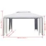 Carpa cenador blanco 3x4 m de vidaXL, Carpas y cenadores - Ref: Foro24-43214, Precio: 207,33 €, Descuento: %