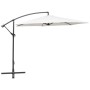 Sombrilla voladiza 3 m blanco arena de vidaXL, Sombrillas - Ref: Foro24-42202, Precio: 113,87 €, Descuento: %