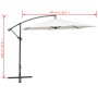 Sombrilla voladiza 3 m blanco arena de vidaXL, Sombrillas - Ref: Foro24-42202, Precio: 113,87 €, Descuento: %