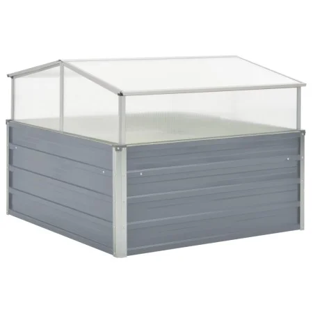 Invernadero 100x100x85 cm acero galvanizado gris de vidaXL, Maceteros y jardineras - Ref: Foro24-42406, Precio: 92,65 €, Desc...