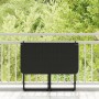 Mesa de jardín plegable de ratán sintético negra 90x51x75 cm en Mesas de jardín | Comprar online en Foru.es