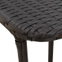 Mesa de jardín plegable de ratán sintético negra 90x51x75 cm en Mesas de jardín | Comprar online en Foru.es