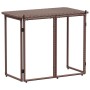 Mesa de jardín plegable marrón 90x51x75 cm ratán sintético en Mesas de jardín | Comprar online en Foru.es