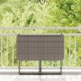 Mesa de jardín plegable gris 90x51x75 cm ratán sintético en Mesas de jardín | Comprar online en Foru.es