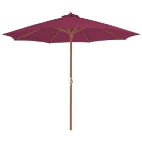 Gartenschirm mit Holzstange 300 cm Burgunderrot von vidaXL, Sonnenschirme - Ref: Foro24-44497, Preis: 92,98 €, Rabatt: %
