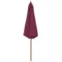 Sombrilla de jardín con palo de madera 300 cm burdeos de vidaXL, Sombrillas - Ref: Foro24-44497, Precio: 92,98 €, Descuento: %