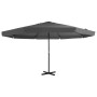 Sombrilla de jardín con palo de aluminio gris antracita 500 cm de vidaXL, Sombrillas - Ref: Foro24-44474, Precio: 260,97 €, D...
