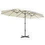Sombrilla de jardín con palo de aluminio 460x270 cm arena de vidaXL, Sombrillas - Ref: Foro24-44868, Precio: 162,49 €, Descue...