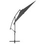 Sombrilla voladiza con poste de aluminio 300 cm gris antracita de vidaXL, Sombrillas - Ref: Foro24-44509, Precio: 103,73 €, D...