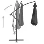 Sombrilla voladiza con poste de aluminio 300 cm gris antracita de vidaXL, Sombrillas - Ref: Foro24-44509, Precio: 102,33 €, D...