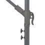 Sombrilla voladiza con poste de aluminio 300 cm gris antracita de vidaXL, Sombrillas - Ref: Foro24-44509, Precio: 103,73 €, D...